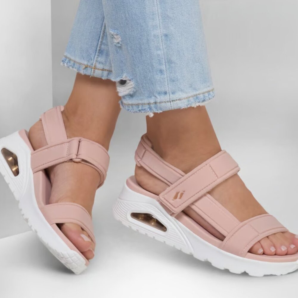 NEW skechers Women's UNO - Summer Stand2 size 8 9 women medium blush pink foam